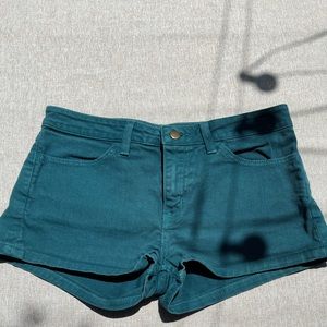 American Apparel Denim Blue Shorts